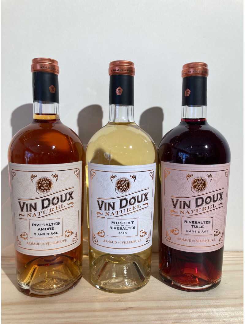 Domaine Arnaud De Villeneuve - Coffret de 3 Rivesaltes Domaine Arnaud De Villeneuve - Coffret de 3 Rivesaltes
