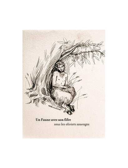 Domaine Clos des fées - Un faune avec son fifre sous les oliviers sauvages Rouge
