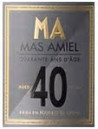 Domaine Mas Amiel - Maury rouge 40ans d'âge