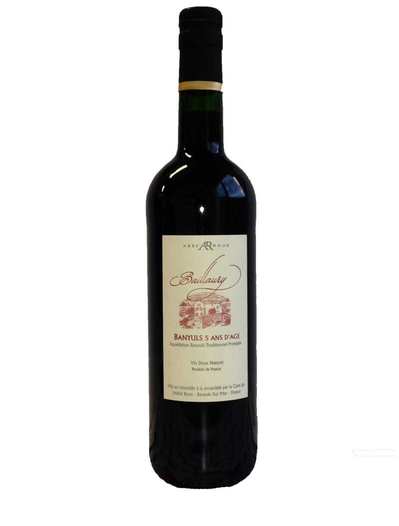 Domaine Abbe Rous - Baillaury 5ans Domaine Abbe Rous - Baillaury 5ans