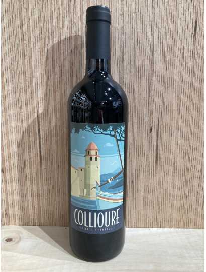 Carte postale Collioure - Rouge